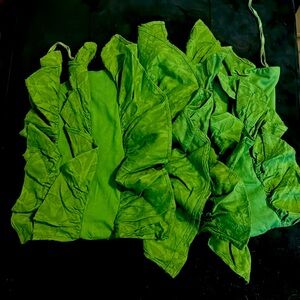 Anthropologie Strapless Ruffle top crop